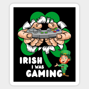 Irish I Was Gaming Sticker